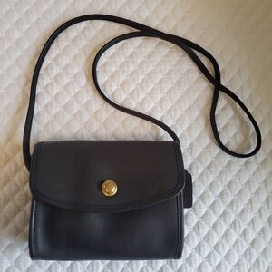Vintage Coach Chrystie Bag small crossbody purse in Navy